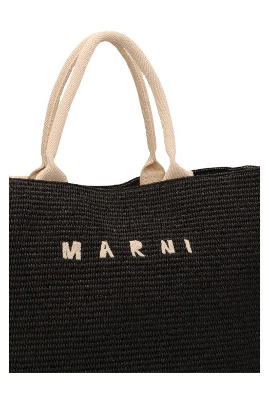 'Tote' shopping bag Black-grey