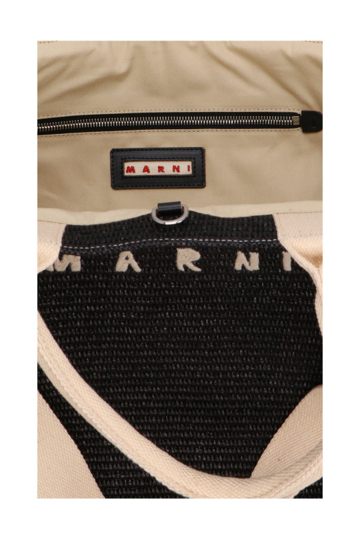 'Tote' shopping bag Black-grey