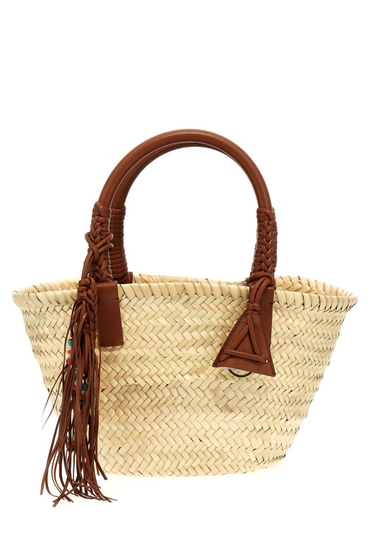 'Icon Palm Leaf Small' handbag Brown