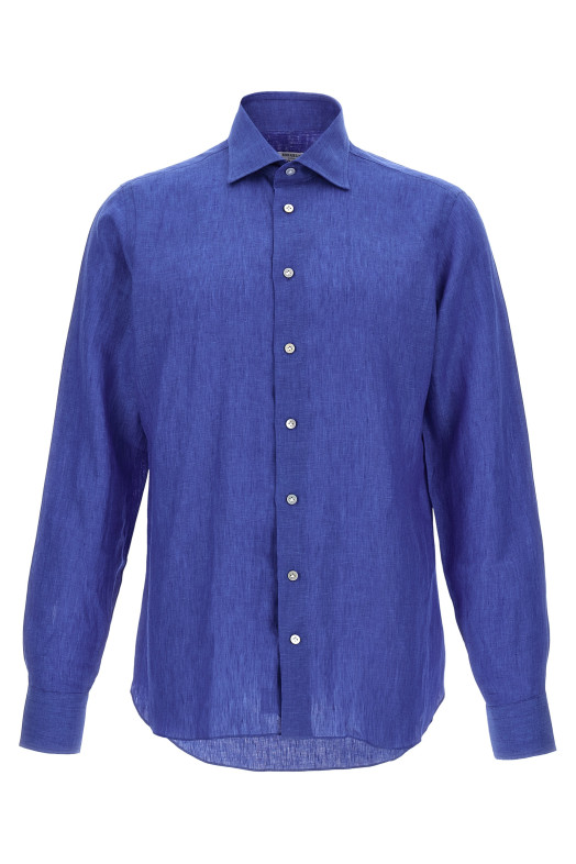 Рубашка «Найджел» Синяя 2005317