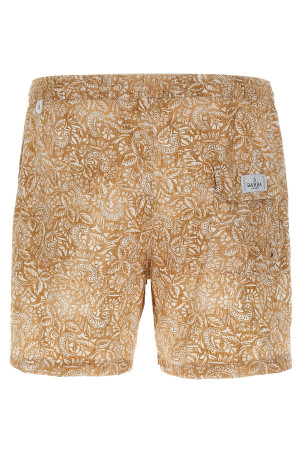 Купальник з квітковим принтом Paisley, коричневий BARBA 486070001