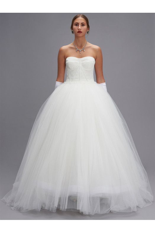 Свадебное платье Белое DOLCE & GABBANA F6G7ETHLM0UW0001