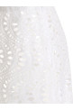 Gonna lunga macramè White