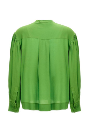 Шелковый блузник Зеленый NUDE 1103510513