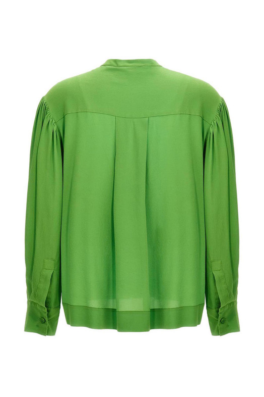 Шелковый блузник Зеленый NUDE 1103510513