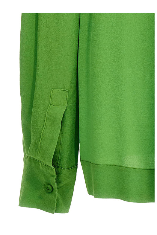 Шелковый блузник Зеленый NUDE 1103510513