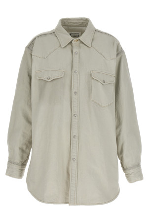 Padded overshirt White