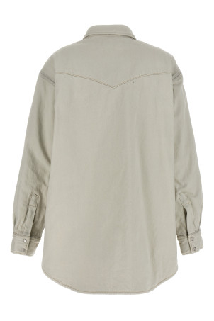 Padded overshirt White