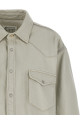 Утепленная рубашка-накидка Белая MAISON MARGIELA S51DT0007S30857961