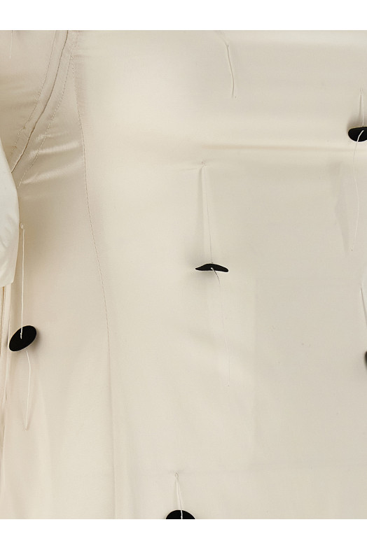 Платье «La robe chouchou» Черно-серое 23H233DR074OFFWHITEBLACK