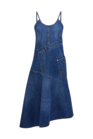 Платье «Twisted Strappy» Синее DD0009PG1499804