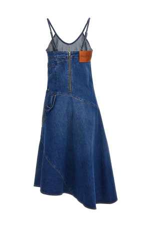 Платье «Twisted Strappy» Синее DD0009PG1499804