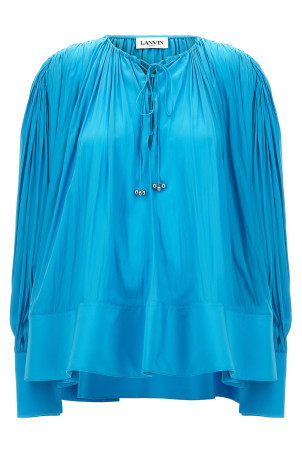 Wide blouse BLUE