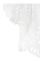 Рубашка с вырезанной вышивкой Белая DOLCE & GABBANA F5S56ZGDCKOW0800