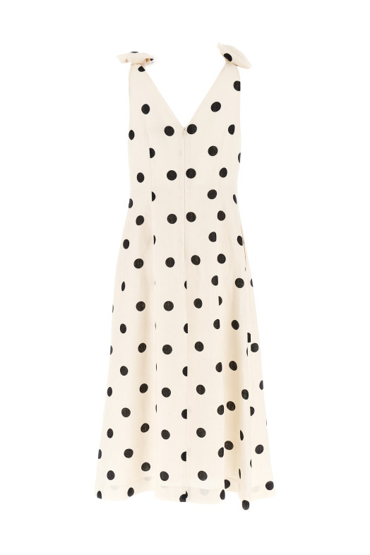 Платье «Crush V Neck Midi» Черно-серое 2503DR251CMBLDT