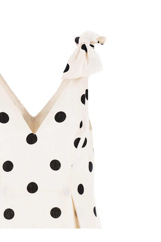 Платье «Crush V Neck Midi» Черно-серое 2503DR251CMBLDT