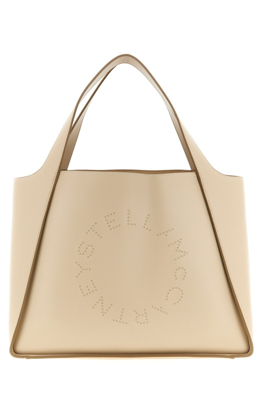 'The logo bag' shopping bag Beige