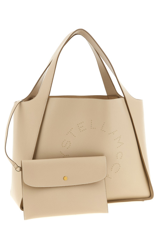 'The logo bag' shopping bag Beige