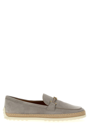 Suede loafers Gray