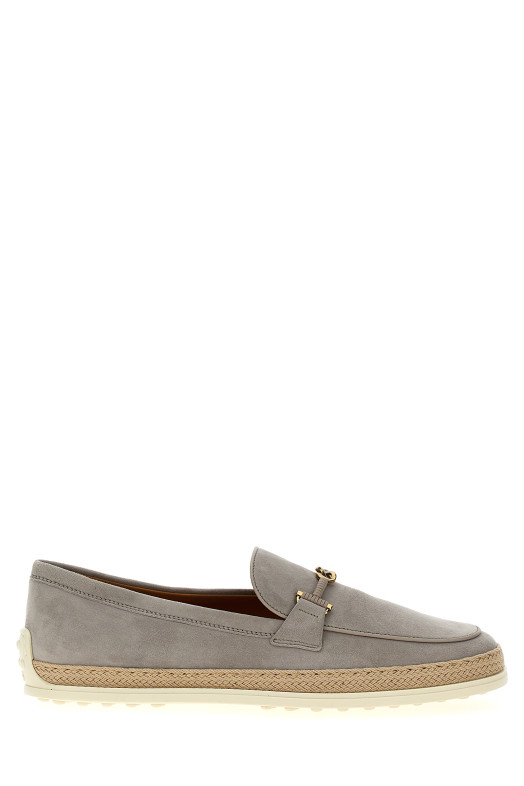 Suede loafers Gray