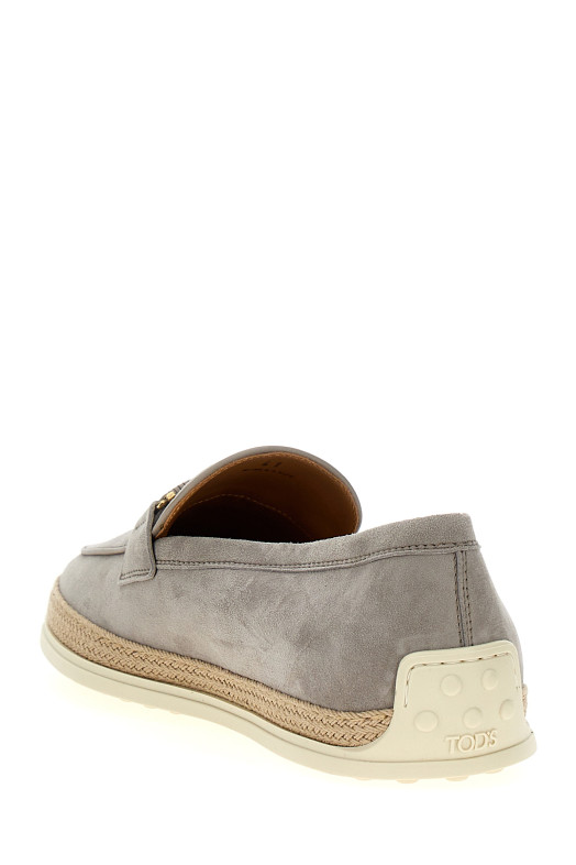 Suede loafers Gray