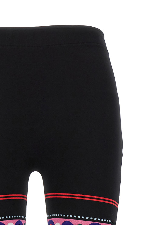 Леггинсы с жаккардовым узором, многоцветные EMILIO PUCCI 3RKT053R955A63