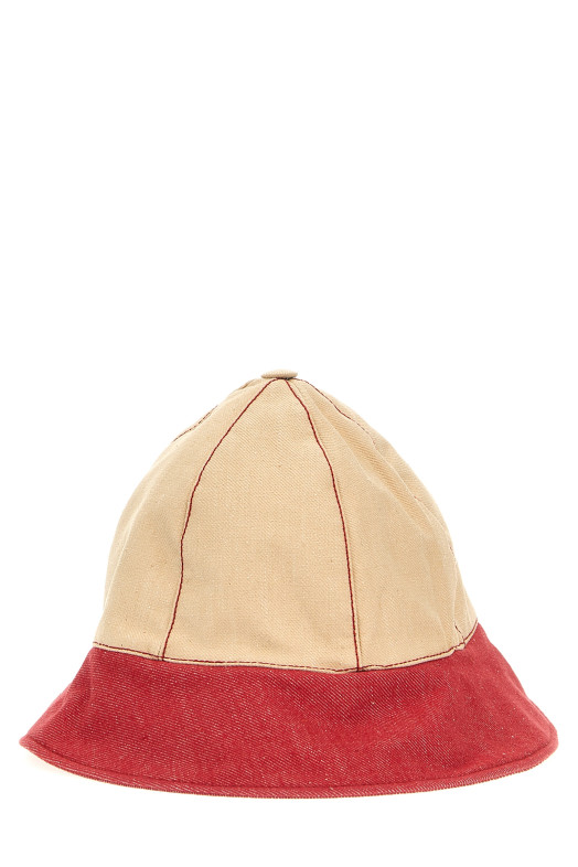 Multicolor denim bucket hat Multicolor