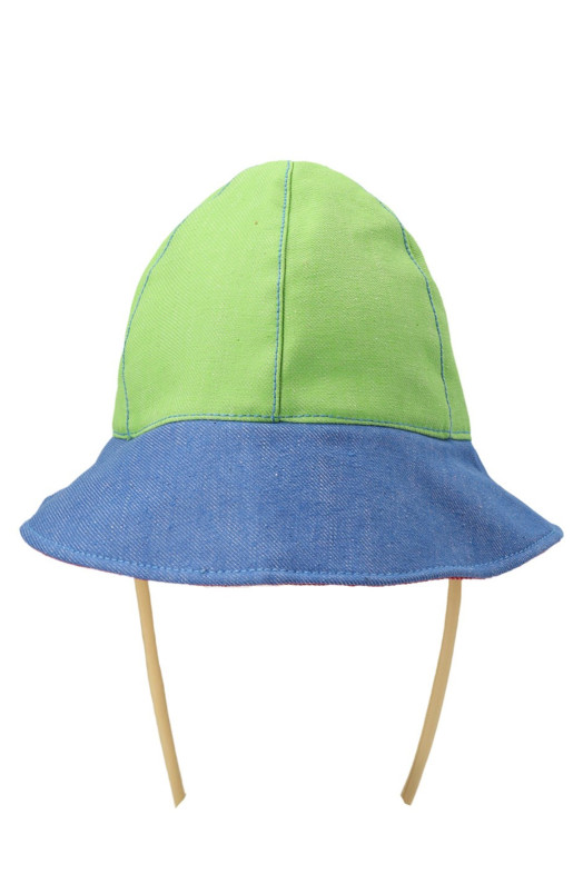 Multicolor denim bucket hat Multicolor