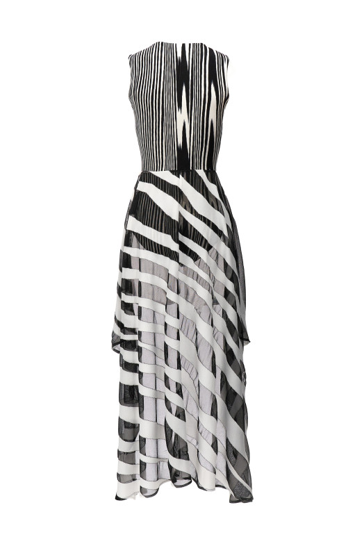 Боді з візерунком на піддоні Чорно-сірий MISSONI DS23SK3FBK026AF9001