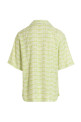 Рубашка с волнистым логотипом Зеленая SS23M24072351