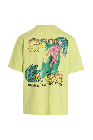 Футболка «Surfing Weirdo» зеленая SS23M13065351