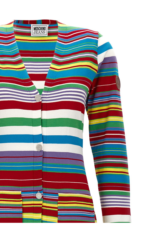 Striped cardigan Multicolor