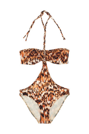 Цельный купальник «Farah» оранжевого цвета MB0021FAC2P01I11OR