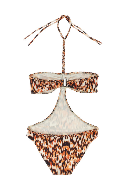 Цельный купальник «Farah» оранжевого цвета MB0021FAC2P01I11OR