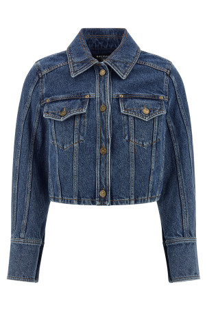 Джинсовая куртка Blue BALMAIN GF1TC215DG086EX