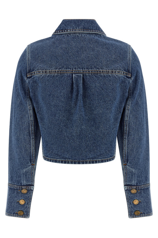 Джинсовая куртка Blue BALMAIN GF1TC215DG086EX