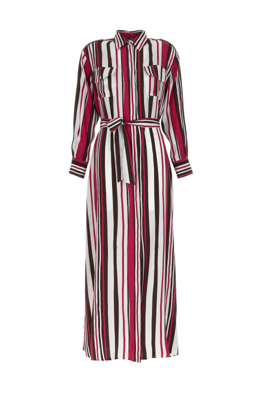 Striped shirt dress Multicolor