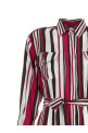 Striped shirt dress Multicolor