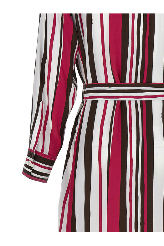 Striped shirt dress Multicolor