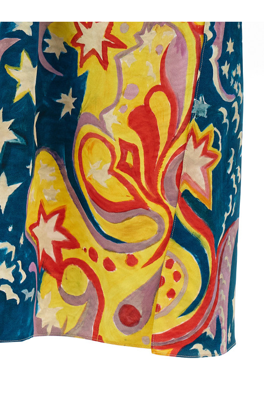 'No Vacancy Inn' capsule High Summer long dress Multicolor