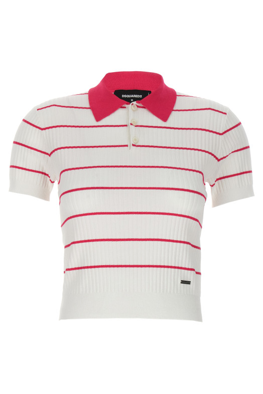 Поло с полосками, разноцветное S72HA1194D13015961