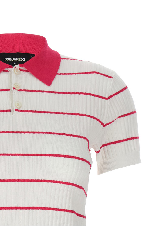 Поло с полосками, разноцветное S72HA1194D13015961