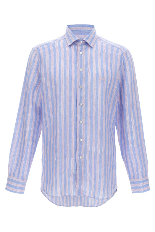 Льняная рубашка Разноцветная ETRO MRIB000299TR336S9880