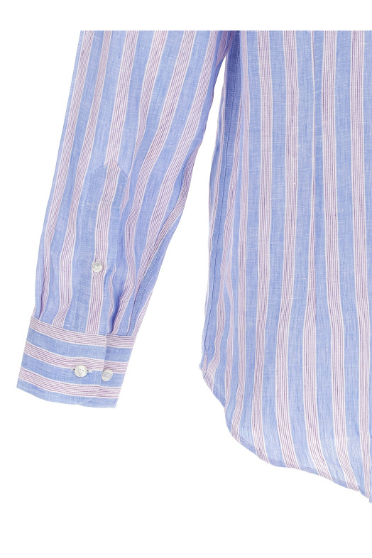 Льняная рубашка Разноцветная ETRO MRIB000299TR336S9880