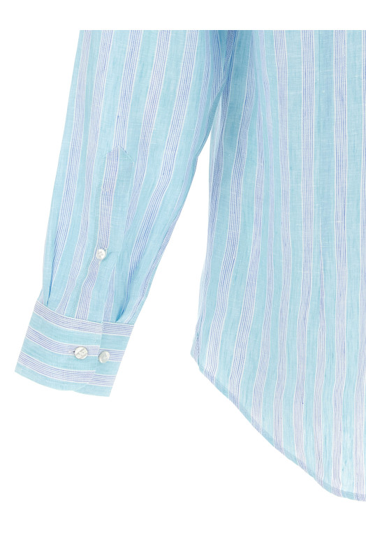 Льняная рубашка Разноцветная ETRO MRIB000299TR336S9890