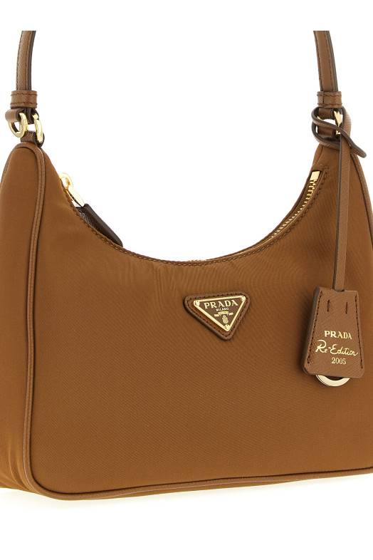 'Prada Re-Edition 2005' shoulder bag Brown