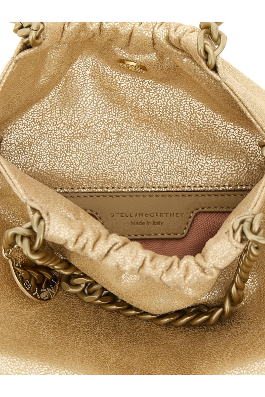 'Falabella Mini Drawstring' crossbody bag Gold