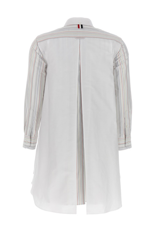 Платье-рубашка в полоску Разноцветное THOM BROWNE FDSD95CF0272996