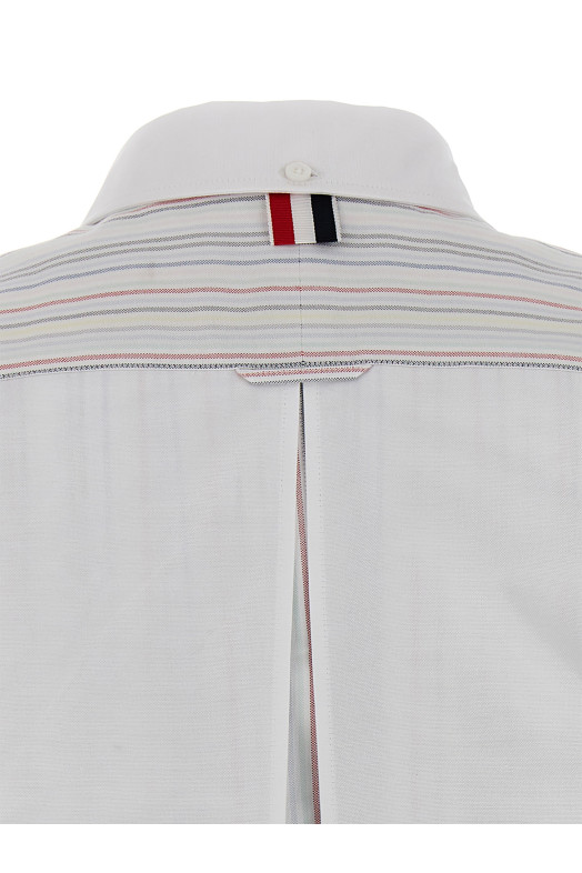 Платье-рубашка в полоску Разноцветное THOM BROWNE FDSD95CF0272996