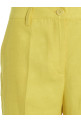 Брюки из смешанного льна, желтые PAROSH D231203RAISA23016